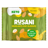 Biscuiti vegani cu alune si migdale, 40 g, Rusani