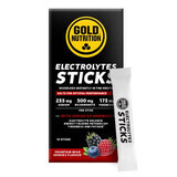 Boisson isotonique avec saveur de baies Electrolytes, 10 sticks, Gold Nutrition