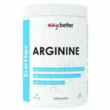 L-Arginine en poudre Better Arginine Hcl, 300 g, Way Better