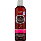 Hask Shampoo lisciante con cheratina, 350 ml