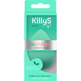 KillyS Pastelove éponge de maquillage 3D avec infusion de thé vert, 1 pc
