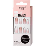 Trend !t up On The Go Nails ongles artificiels Boomer Rose, 15 pcs
