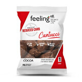 Biscuits Cantucci à faible teneur en glucides avec cacao, 50 g, Feeling Ok