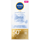 Nivea Sun Fluid Face Cream avec SPF50+, 40 ml