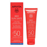 SPF50 Bee Sun Crema gel solare sicura per la pelle, 50 ml, Apivita