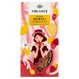 Musli croustillant aux framboises et au chia, sans gluten, 300 g, Viblance