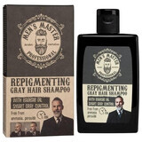 Shampooing pour la repigmentation des cheveux blancs pour hommes, 120 ml, Men's Master Professional