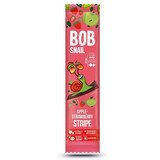 Tranches naturelles de pommes et de fraises, 14 g, Bob Snail