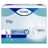 Couches adultes Slip Plus, Large, 30 pièces, Tena