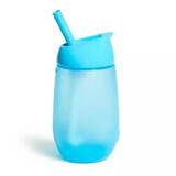 Tasse de transition Simple Clean à paille, +12 mois, bleu, 296 ml, Munchkin