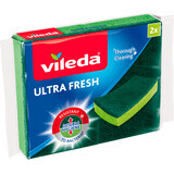Vileda Ultrafresh éponge à vaisselle, 2 pièces