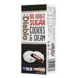 Zuckerfreie Kekse mit Schlagsahnefüllung und weißem Schokoladenüberzug, 128 g, Diablo