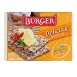 Delikatesse Roggen-Vollkorn-Knäckebrot-Scheiben, 250 g, Burger