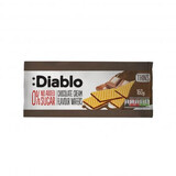 Gaufrettes sans sucre fourrées au chocolat, 160 g, Diablo