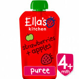 Purée de fraises et de pommes, 120 gr, Ella's Kitchen