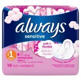 Absorbante Always Ultra Sensitive Normal Plus, 10 bucăți, P&G