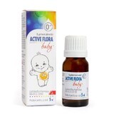 Gouttes orales probiotiques Activ Flora Baby+, 5 ml, Master Pharma