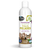 Shampooing bio pour tous types de poils pour chiens et chats, 240 ml, Biovetol