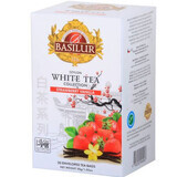 Tè bianco Tè bianco Fragola Vaniglia, 20 bustine, Basilur