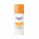 Eucerin Oil Control Sun Protection Gel Cream for Sebum Control Skin SPF 50+, 50 ml