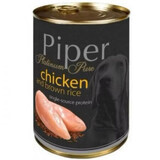 Nourriture humide pour chiens avec du poulet et du riz brun Platinum Pure Dog, 400 g, Piper