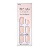 Faux ongles Impress, Point Pink Short Squoval, Kiss
