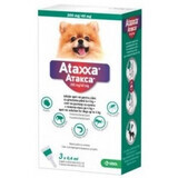 Antiparasitaire externe pour chiens &lt;4 Kg, 100+500 mg/ml, 3 pipettes x 0,4 ml, Ataxxa 40