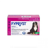 Antiparasitaire externe pour grands chiens 40-60 kg Fypryst Dog XL 402 mg, 3 pipettes, Krka