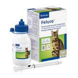 Solution orale pour le maintien de la santé des voies urinaires chez les chats Feluro Cat, 60 ml, Virbac