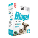 Complément contre les troubles digestifs chez le chien et le chat Diagel 10 g, 5 sachets x 10 g, Mervue