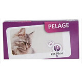 Supplément pour améliorer l'aspect de la peau et du pelage chez les chats Pet Phos Felin Feline Pelage, 36 comprimés, Ceva Sante