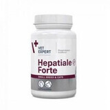 Supplément pour renforcer la fonction hépatique chez les petits chiens et chats Hepatiale Forte Small Breed &amp; Cats 170 mg Twist-Off, 40 gélules, VetExpert