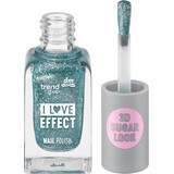 Trend !t up Effect Vernis à ongles 050 Turquoise Glitter, 8 ml