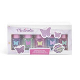 Set de 5 vernis à ongles Shimmer Wings, Martinelia