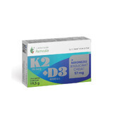 Chélate de K2+D3+Bisglycinate de magnésium, 57 mg, 30 comprimés, Remedia