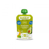 Purée d'avocat et de myrtilles bio, +6 mois, 100 g, Smileat