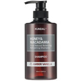 Honey & Macadamia Shampoing Hydratation Intense Vanille Ambre, 500 ml, Kundal