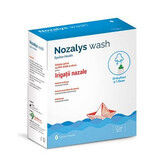 Solution saline pour irrigation nasale + dispositif Nozalys Wash, 30 sachets + 1 flacon 240 ml, Epsilon Health