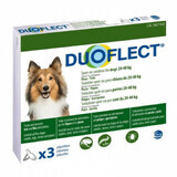 Spot on solution antiparasitaire pour chiens de 20-40 kg Duoflect, 3 pipettes, Ceva Sante