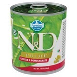 Nourriture humide au poulet et à la grenade pour chiens Puppy N&amp;D Prime, 285 g, Farmina