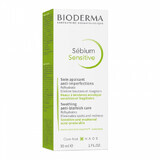 Bioderma Sebium Sensitive Beruhigendes und feuchtigkeitsspendendes Fluid für Akne-Haut, 30 ml
