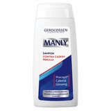 Shampooing à la caféine contre la chute des cheveux pour hommes Manly, 275 ml, Gerocossen