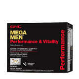 Mega Men® Performance &amp; Vitality Vitapak®, Complexe multivitaminé pour hommes, Performance et Vitalité, 30 paquets, GNC