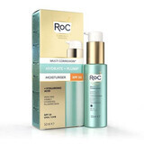 Multi Correxion Hydrate + Plump Crème hydratante pour le visage avec protection solaire SPF 30, 50 ml, Roc