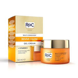Crema-gel con Vitamina C per il viso Multi Correxion Revive + Glow, 50 ml, Roc
