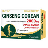Ginseng coréen, 2000 mg, 30 comprimés, Cosmo Pharm