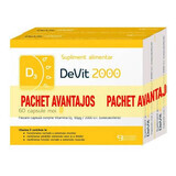 Confezione DeVit 2000, 60 capsule + 60 capsule, Pharma Brands