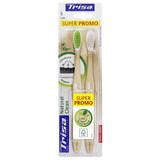 Brosse à dents manuelle Natural Clean, Soft, 2 pièces, Trisa