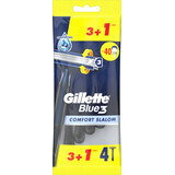 Gillette Rasiermesser Blau 3, 4 Stück