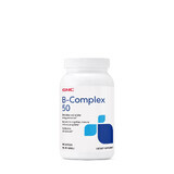 B Complex 50, Complexe de vitamines B, 90 cps, GNC 